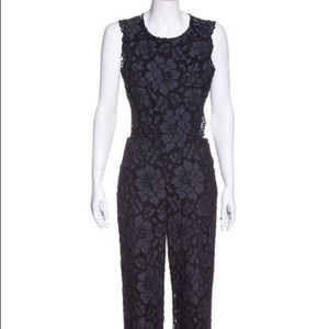 Alexis Navy Blue Lace Jumpsuit